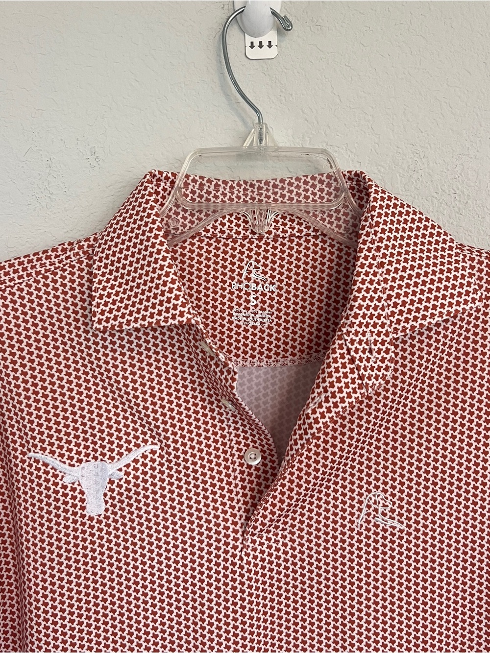 Rhoback Men’s University Of Austin Texas Polo Size Small - Picture 2 of 5